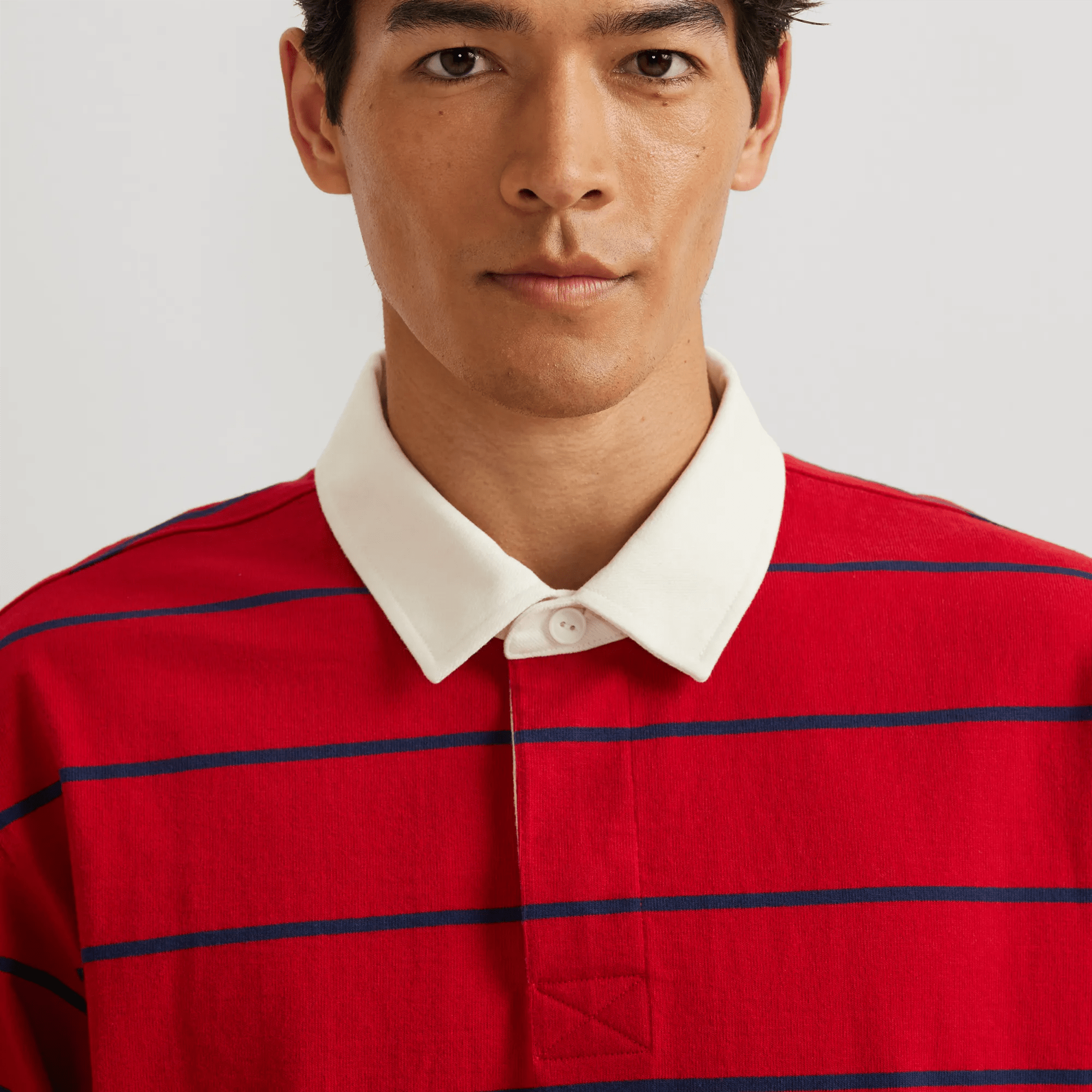 Men's Striped Rugby Shirt - Image 3
