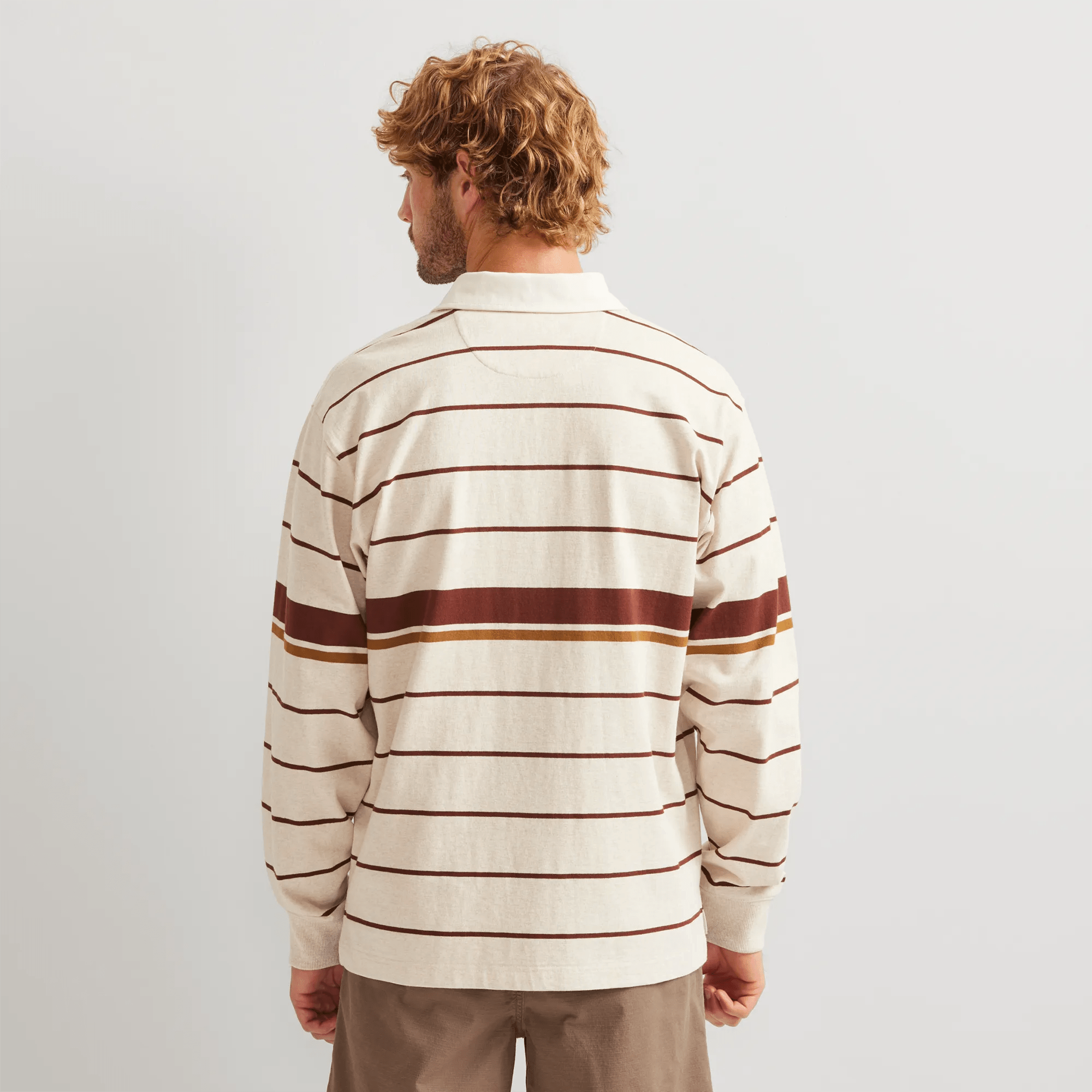Men's Striped Rugby Shirt - Image 2