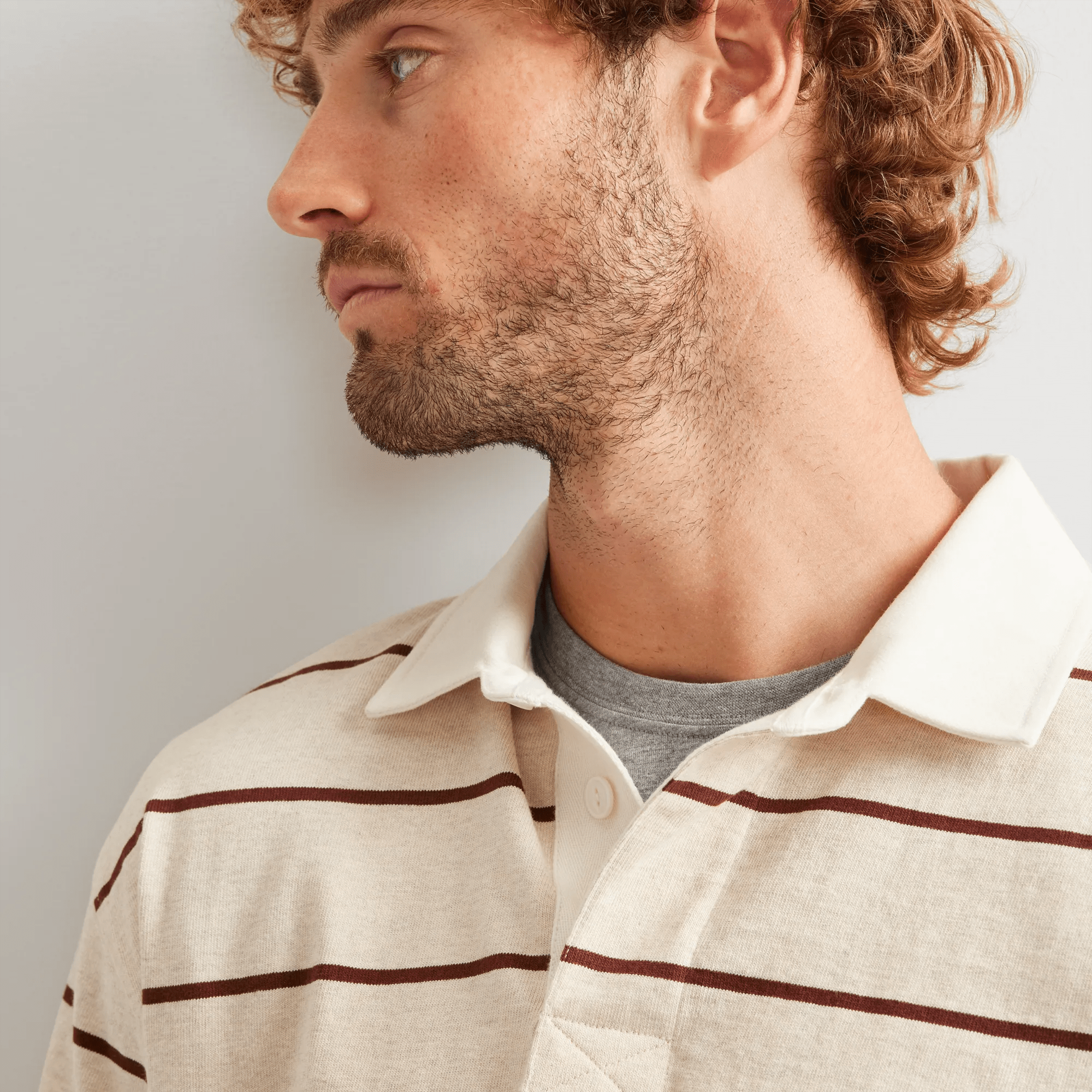 Men's Striped Rugby Shirt - Image 3