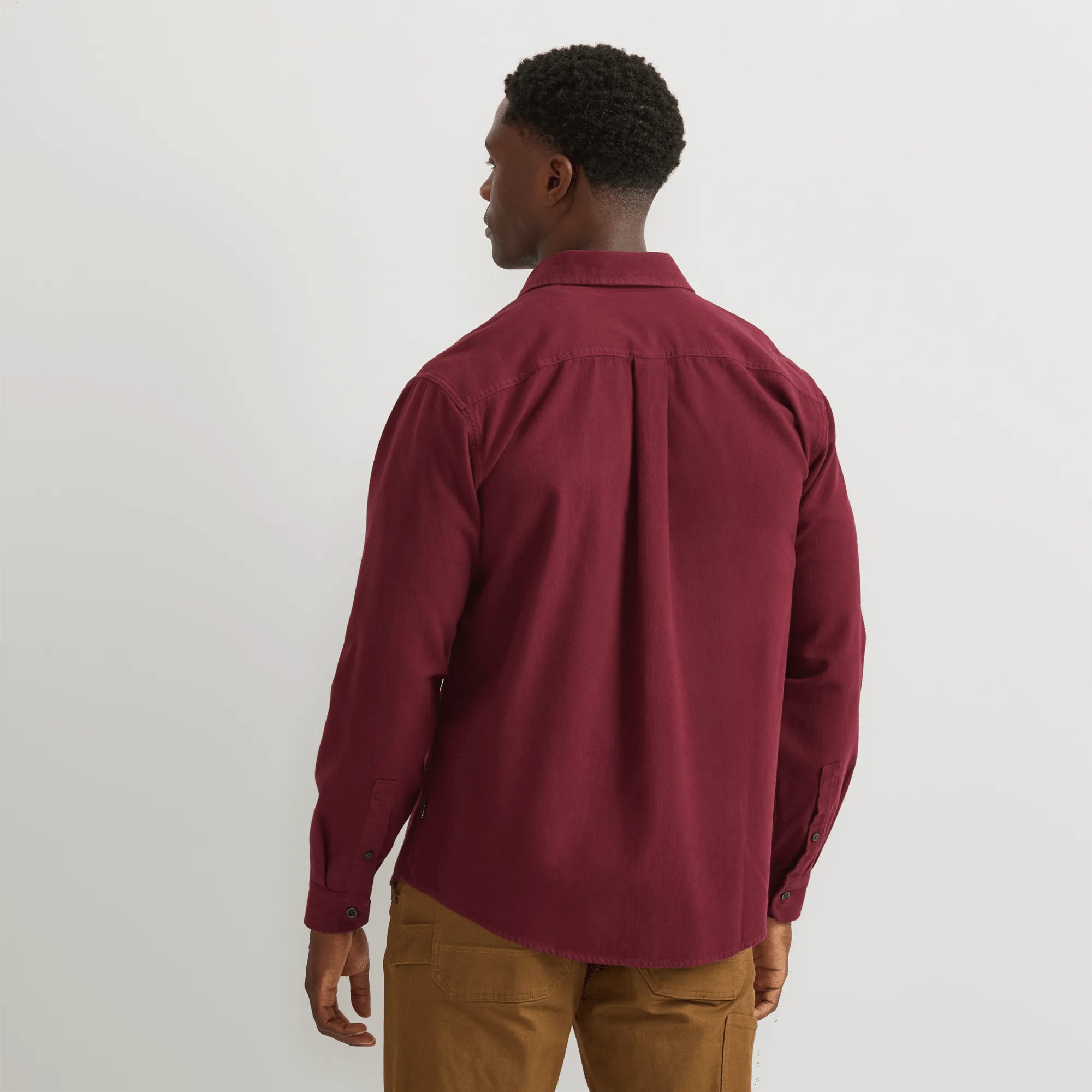 Men's Eddie's Favorite Flannel Classic Fit Shirt - Solid - Image 2