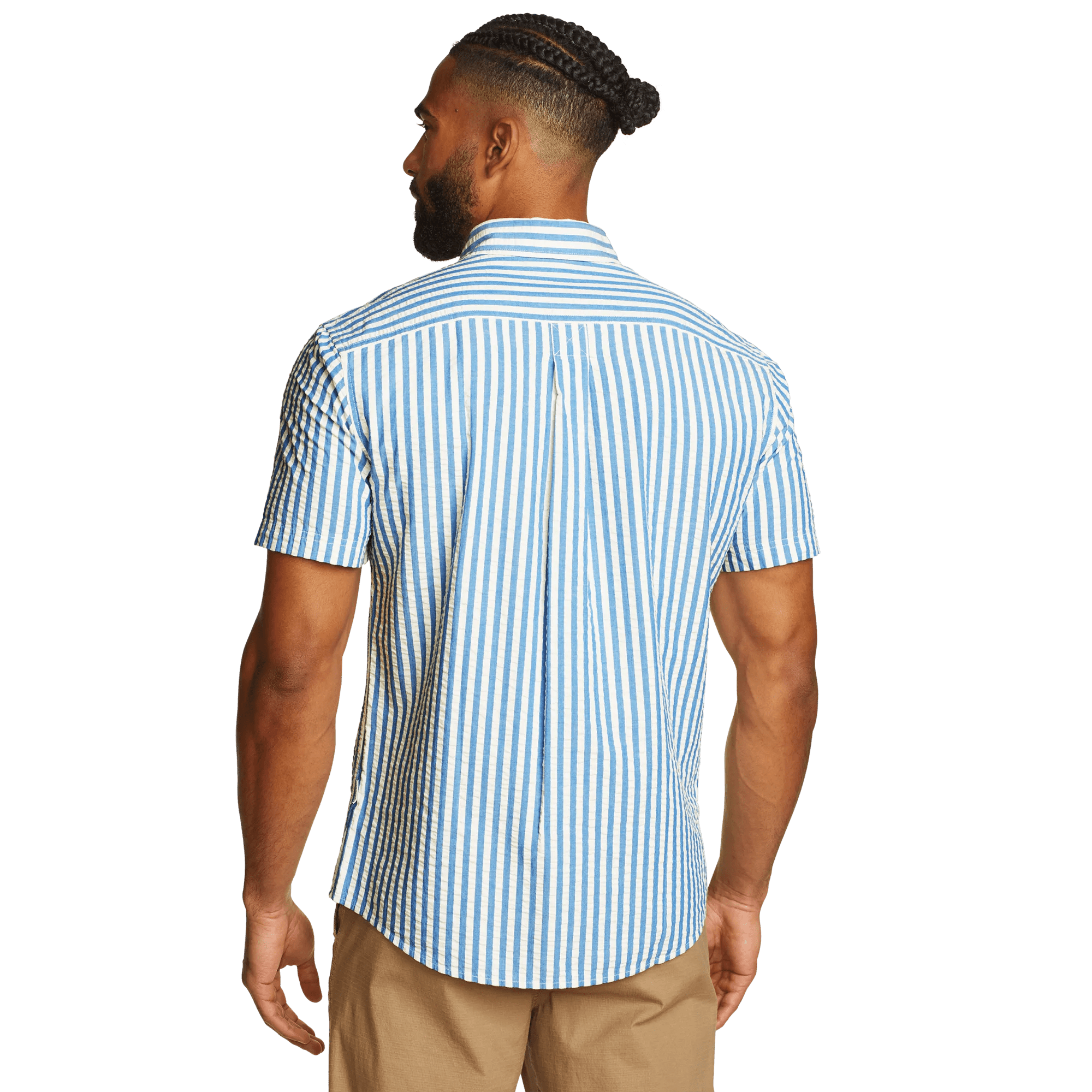 Men's Camano Seersucker Shirt - Image 2