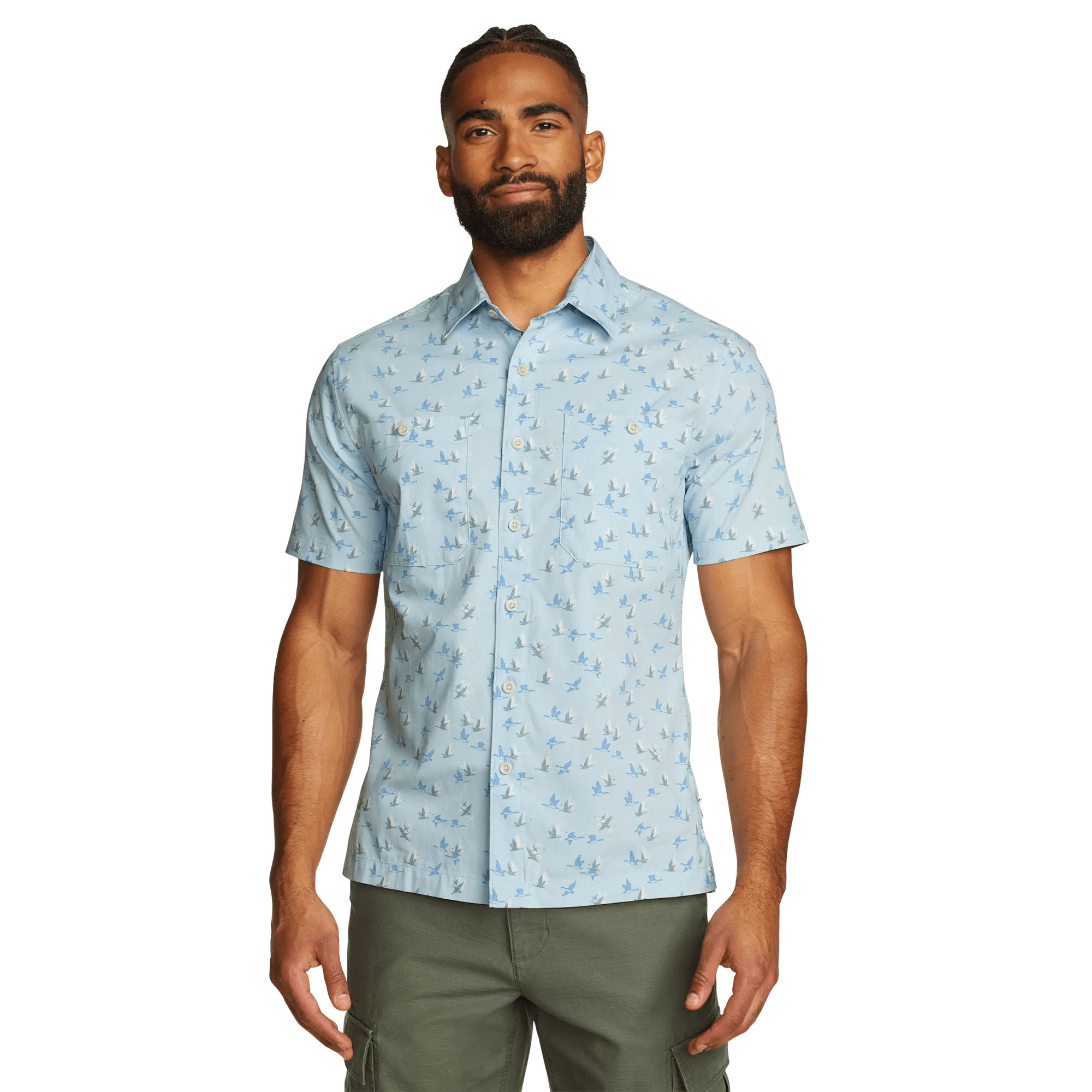 Men's Voyager Flex Two-Pocket Camp Shirt - Image 3