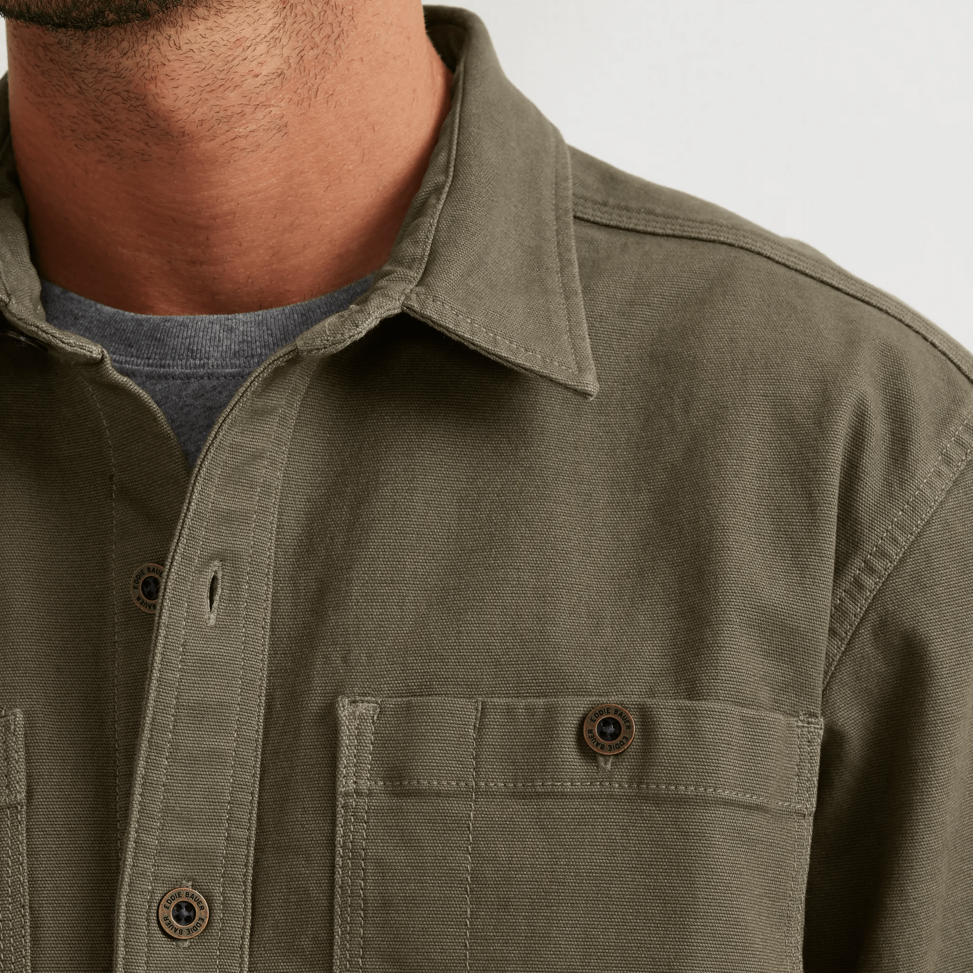 Men's Mountain Stretch Canvas Shirt - Image 3