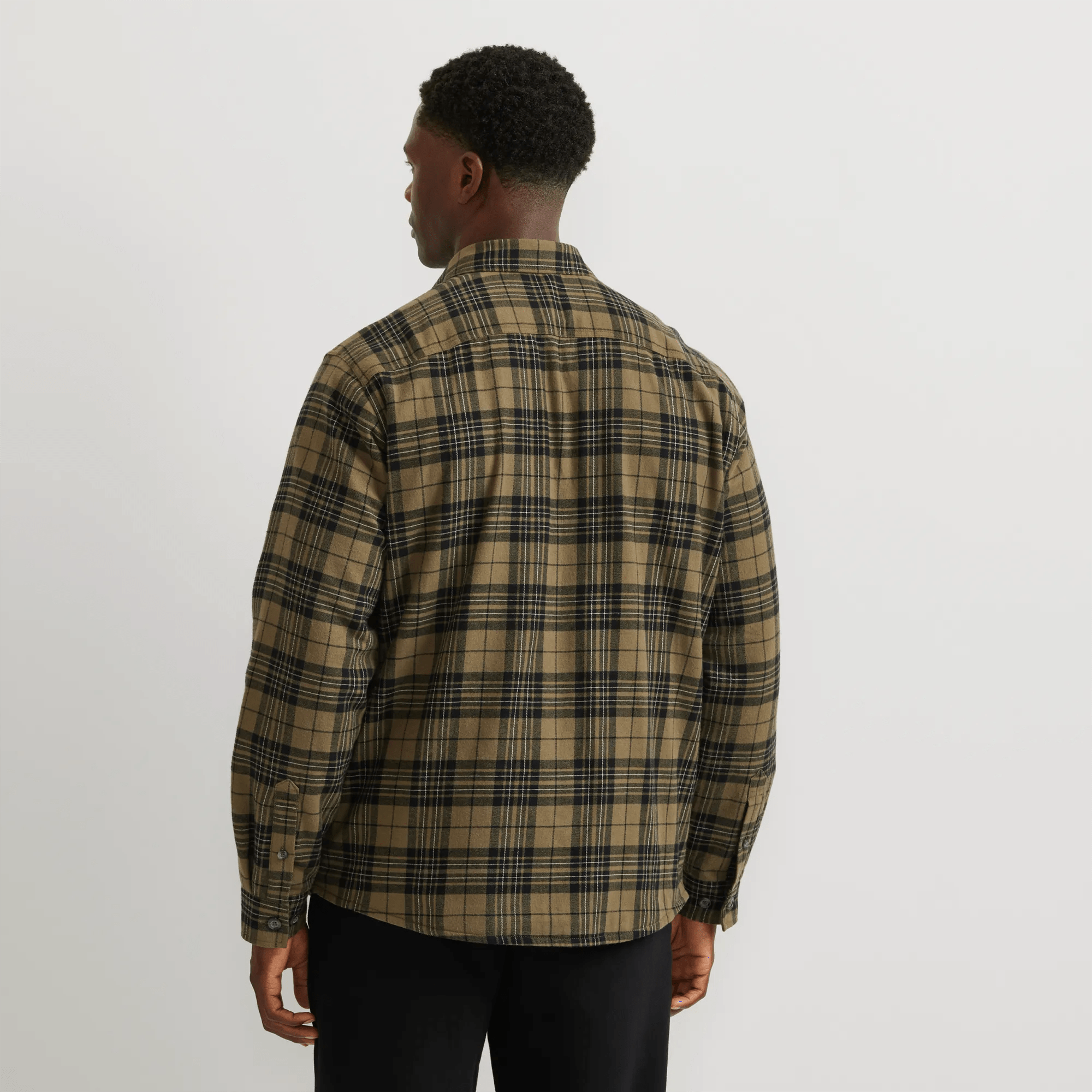 Men's Eddie's Field Fleece-Lined Flannel Shirt Jacket - Image 2