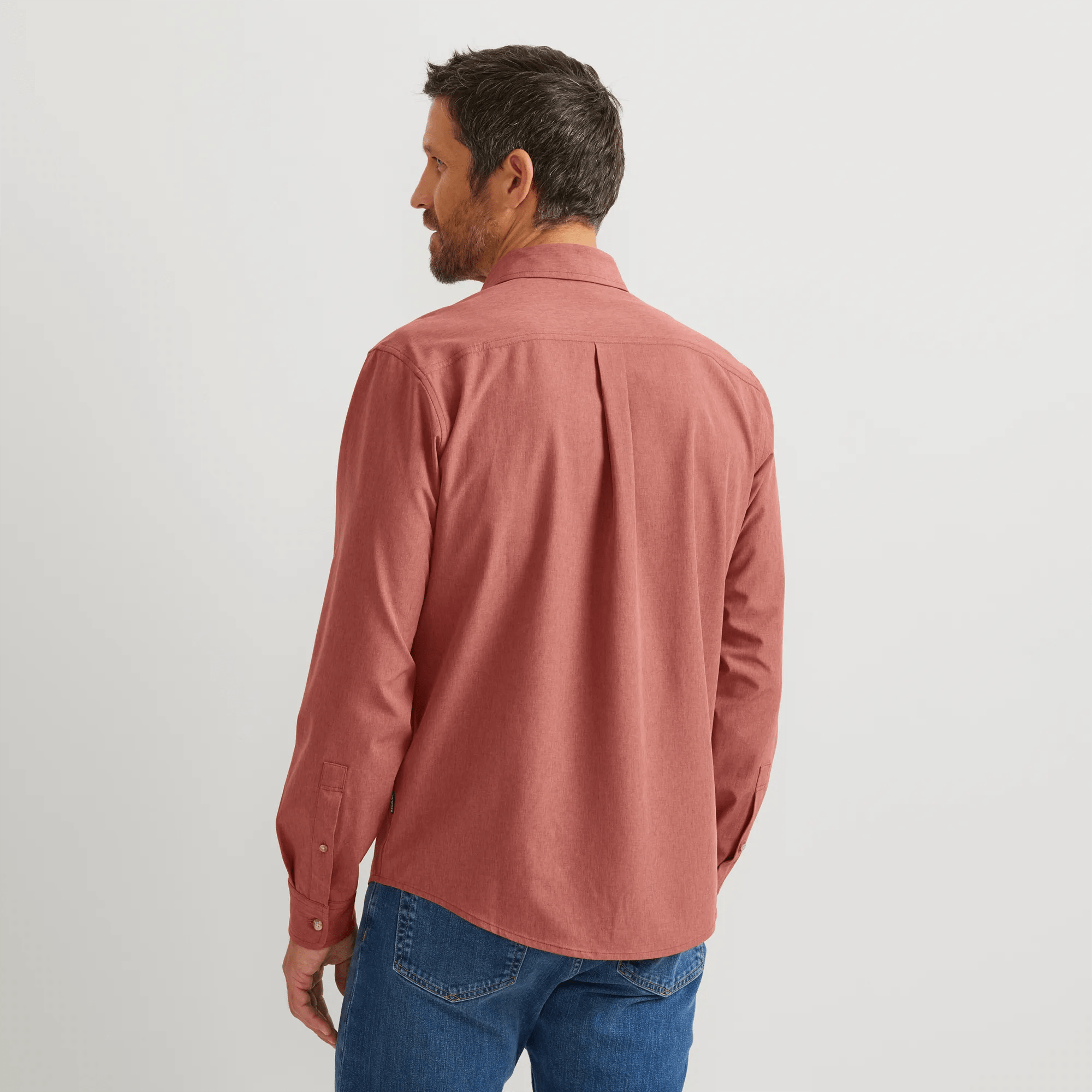 Men's Line Up Tech Chambray Shirt - Image 2