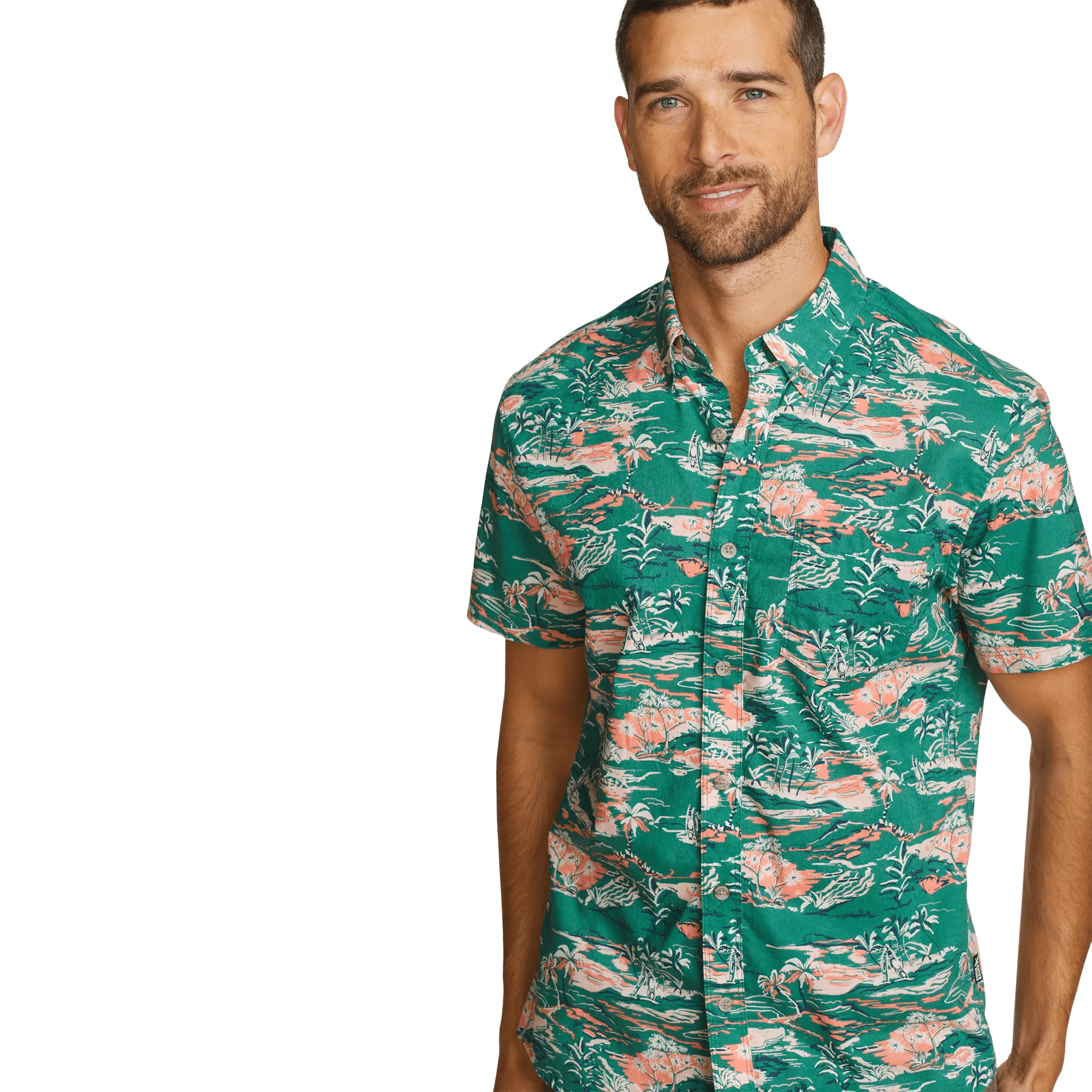 Men's Baja Short-Sleeve Shirt - Print - Image 3