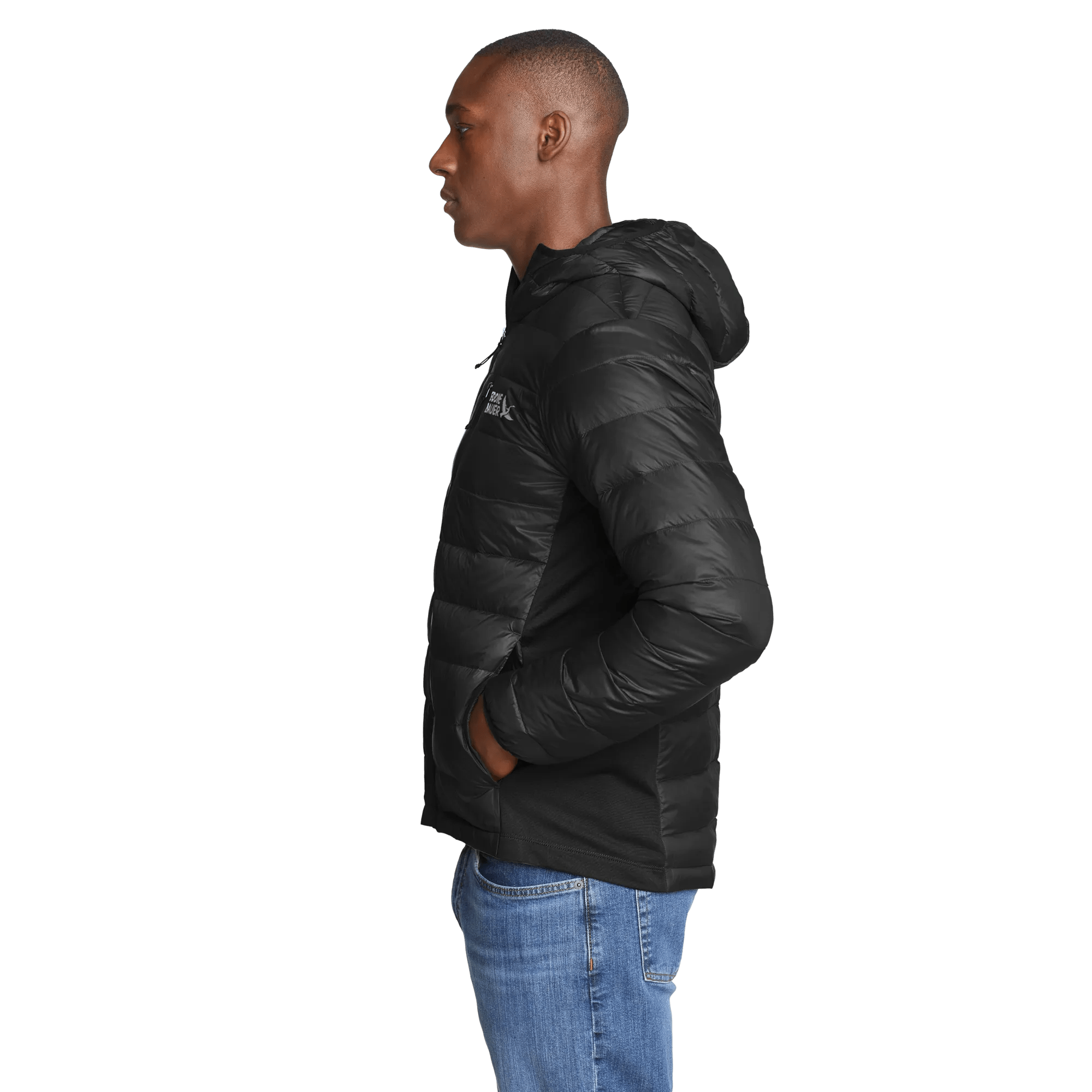 Men's Down Puffer Hooded Jacket - Image 3