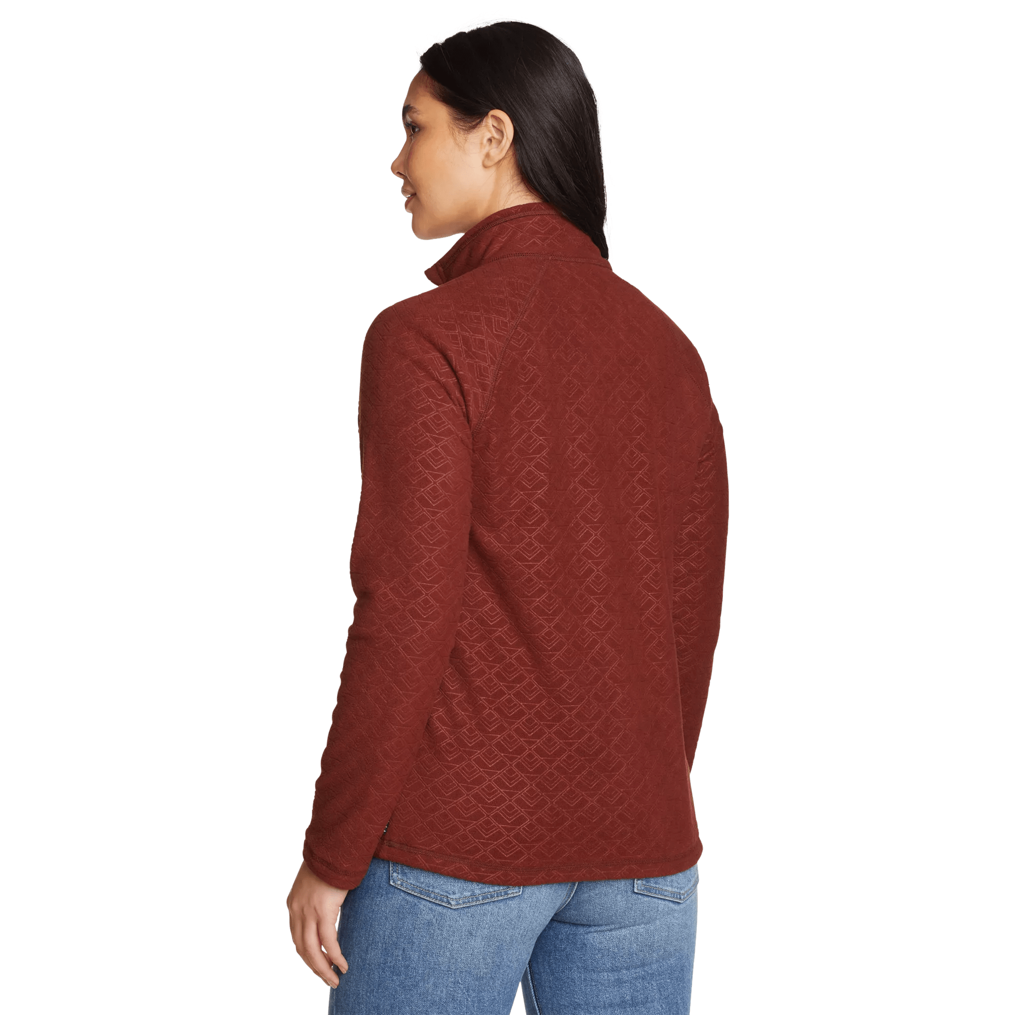 Women's Fast Fleece Raglan-Sleeve 1/4-Zip - Print - Image 2