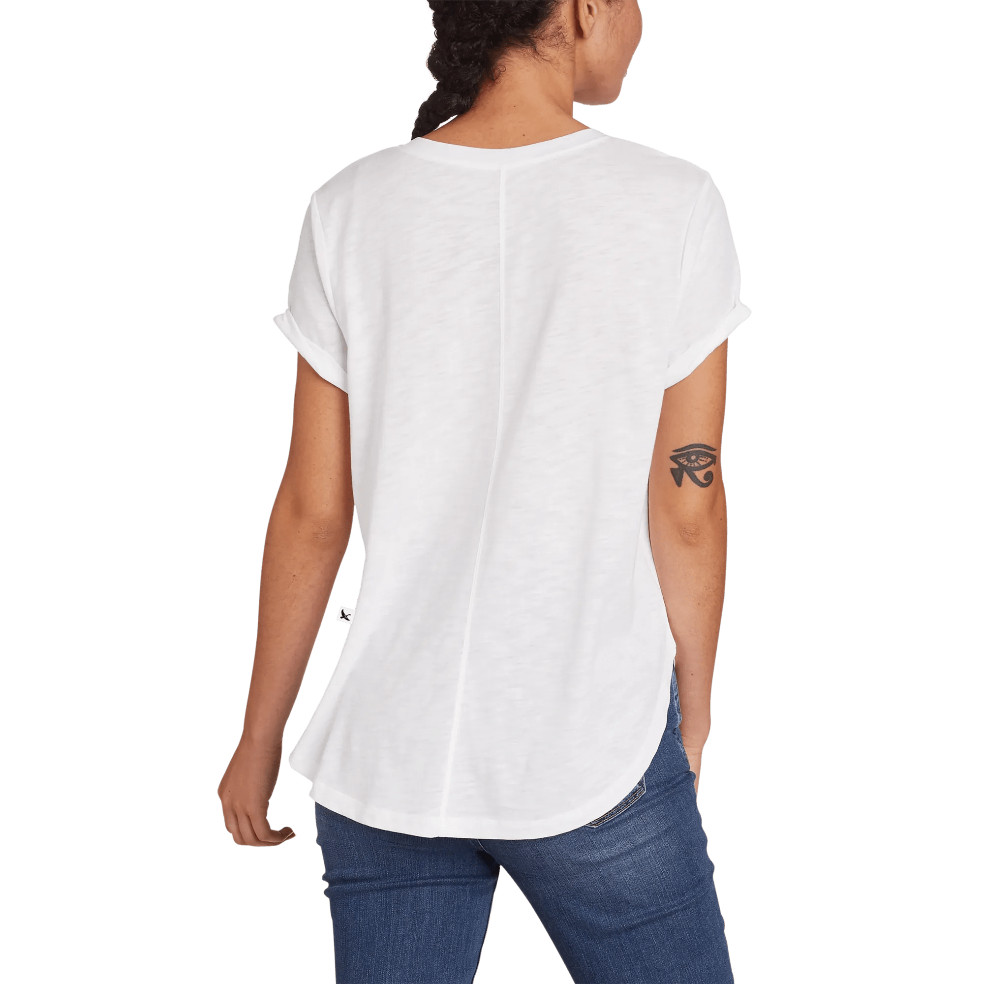 Women's Concourse Short-Sleeve Panel-Front T-Shirt - Image 2