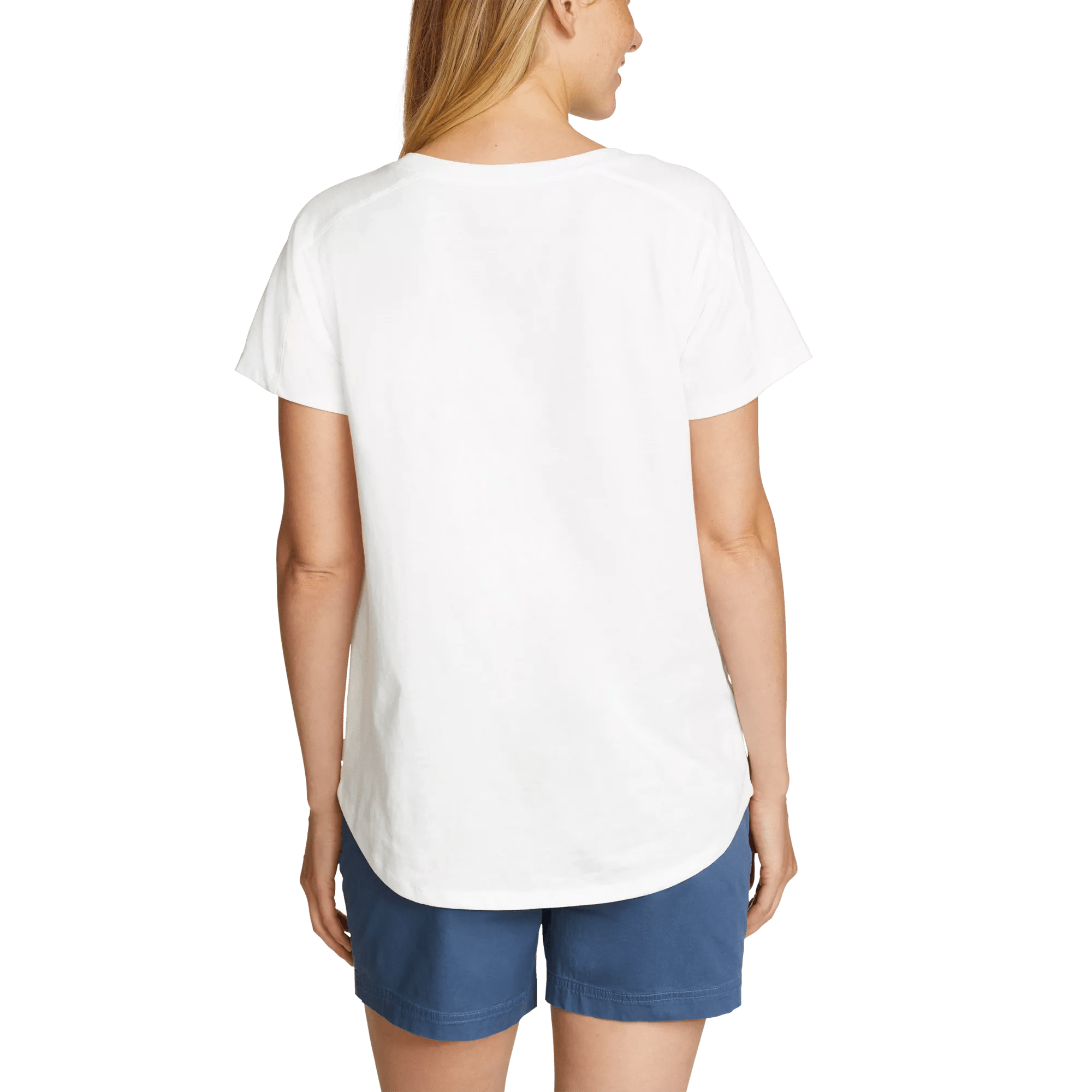 Women's Everyday Cutwork Scoop-Neck Tee - Image 2
