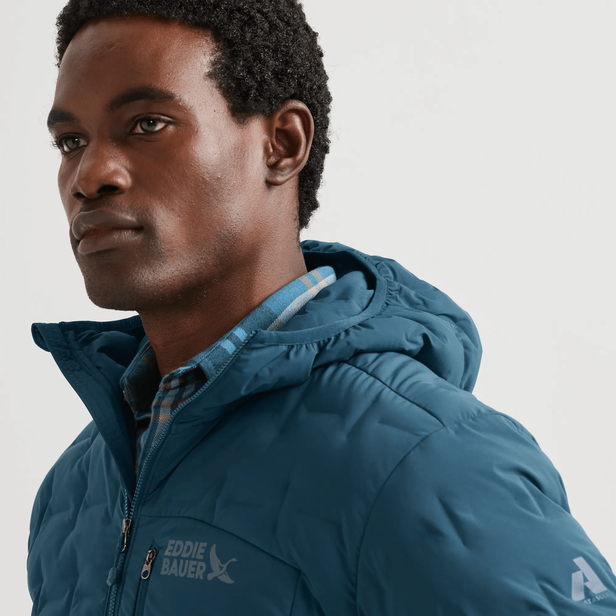 Men's MicroTherm? FreeFuse? Stretch Down Hooded Jacket - Image 3