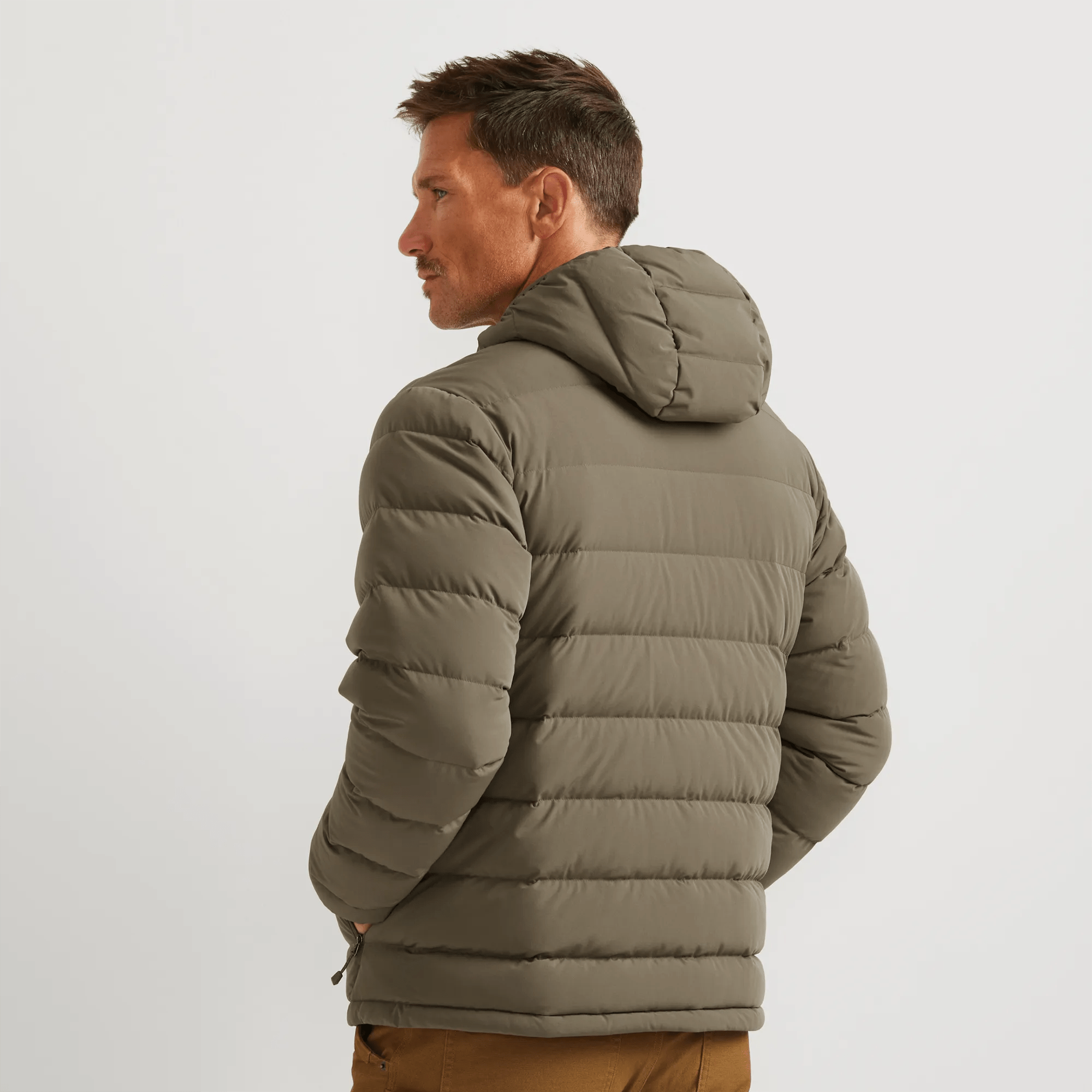 Men's EB Stretch Down Hooded Jacket - Image 2